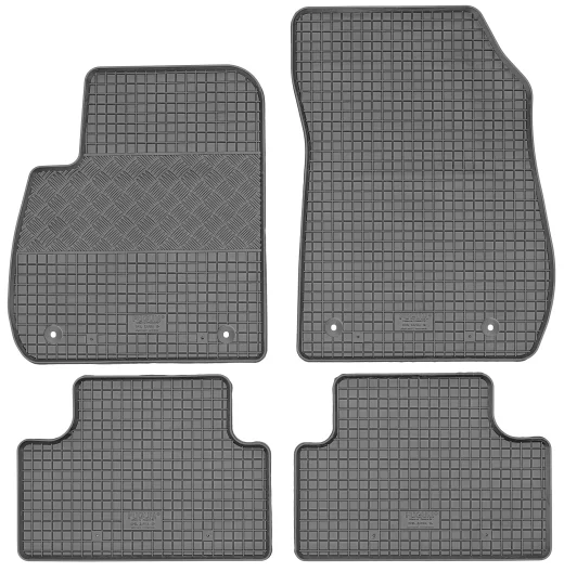 Dywaniki gumowe czarne RIGUM do Opel Zafira od 2011 do 2019