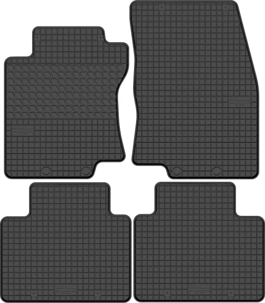 Dywaniki gumowe czarne Motohobby do Nissan X-Trail od 2014 do 2022