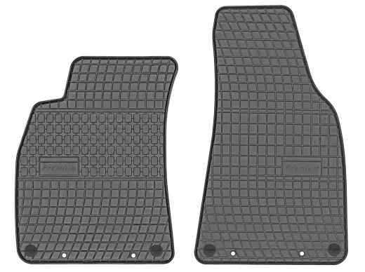 Dywaniki gumowe czarne PRISMAT PRZÓD do Audi A4 od 2000 do 2008