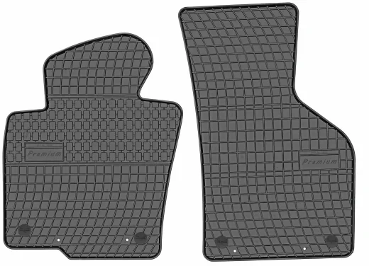 Dywaniki gumowe czarne PRISMAT PRZÓD do Volkswagen Passat od 2010 do 2014