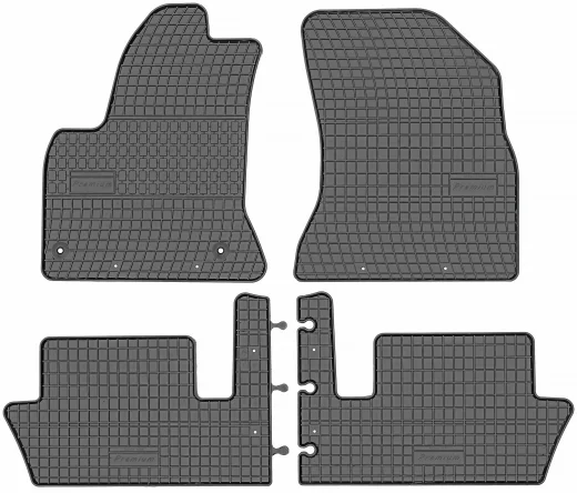 Dywaniki gumowe czarne PRISMAT do Citroen C4 od 2006 do 2013